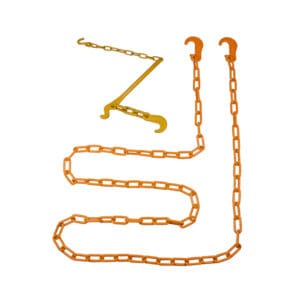 een set Set Cargo Lashing Chain + Tension Lever (13 mm)
