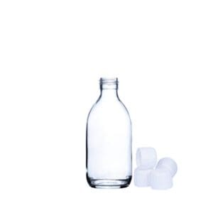 glazen monsterfles 250 ml