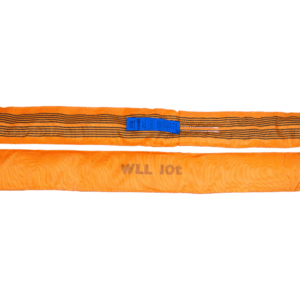 Oranje rondstrop 10 T liggend